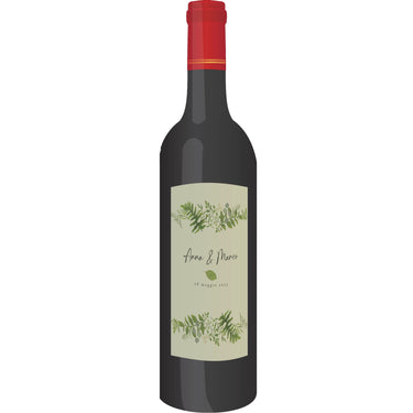 Etichetta Vino - linea Greenery