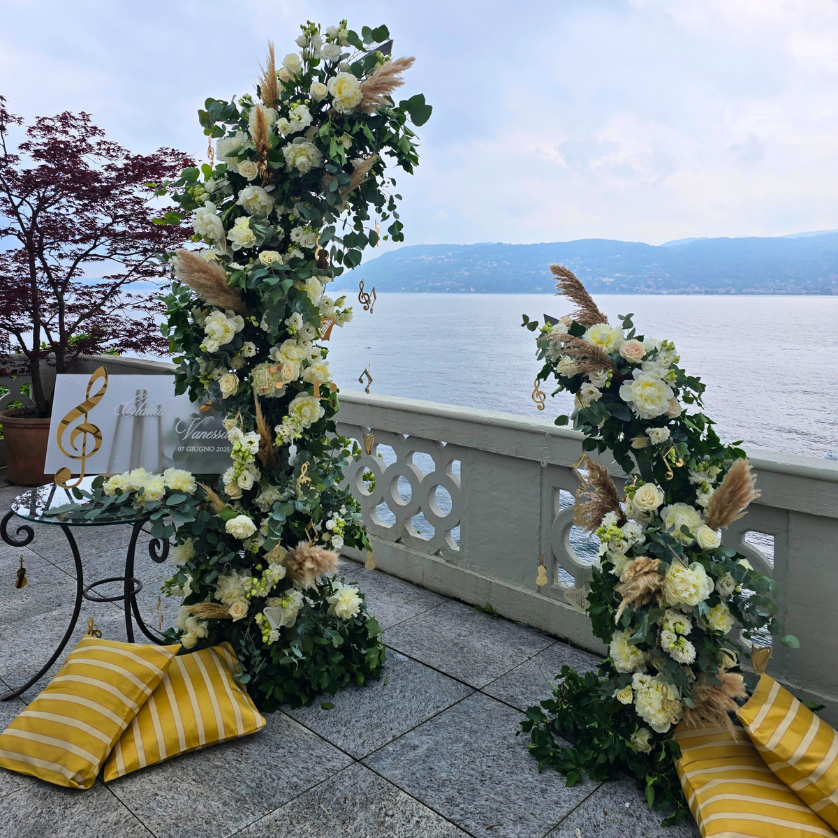 L'angolo foto del matrimonio di Vanessa e Claudio
