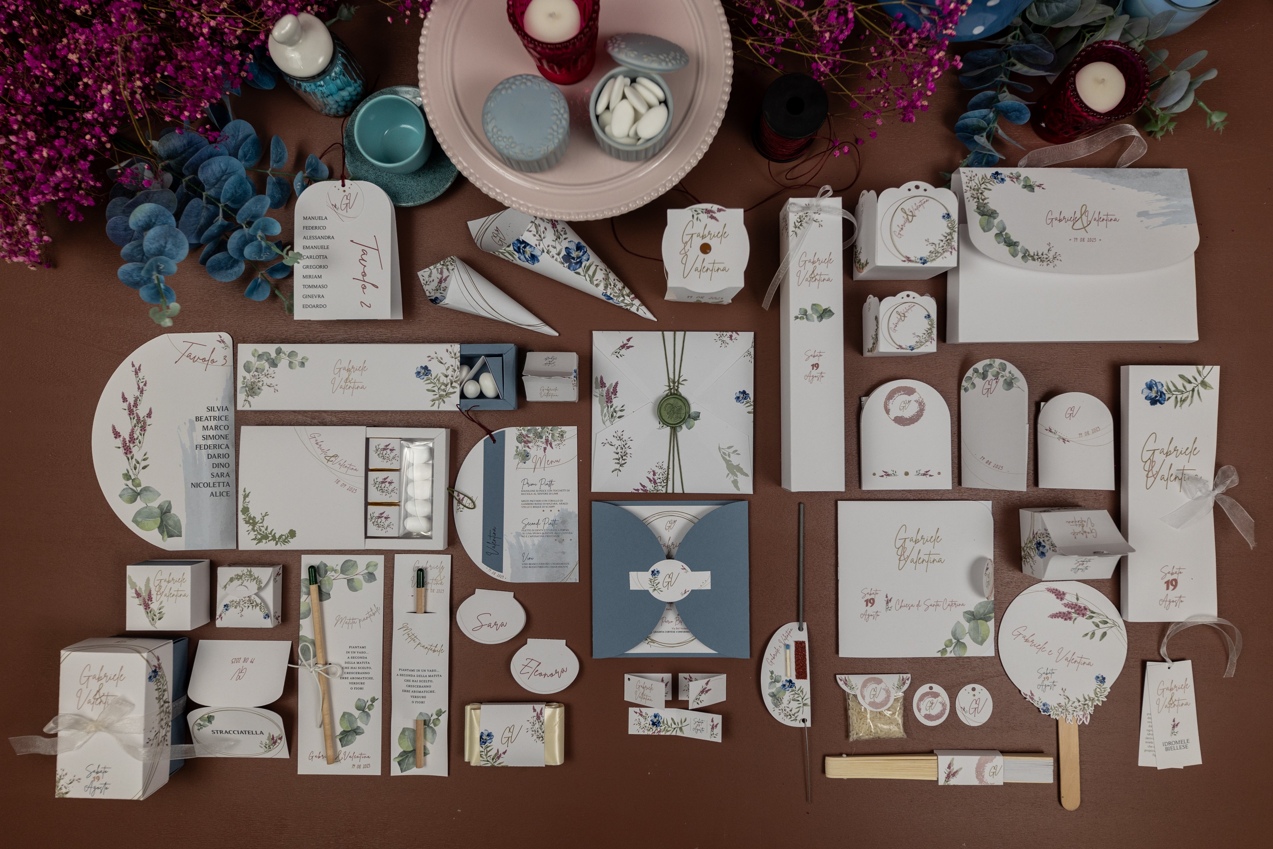 Scatola degustazione confetti linea Floral Weaving – Stampa&Crea